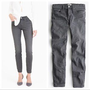 [J. Crew] 8" Toothpick Jeans Dove Gray